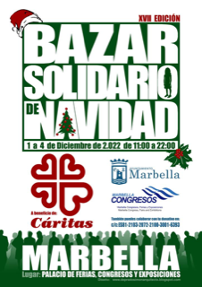 La nueva edición del Bazar Solidario de Navidad de Cáritas se celebrará del 1 al 4 de diciembre en el Palacio de Ferias y Congresos con más de 80 puestos